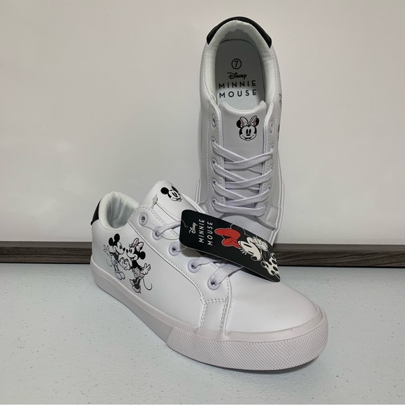 Ground Up Disney Mickey & Minnie Mouse Court Low Top Sneakers-Size 6 NWT - Picture 5 of 16